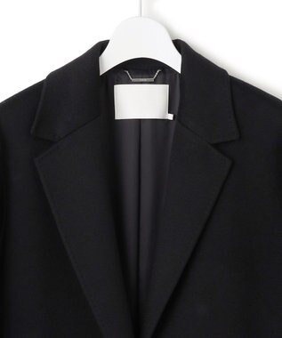 ICB ピュアカシミヤ チェスターコート ブラック系