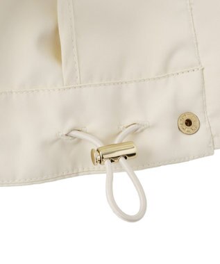 YECCA VECCA [撥水/花粉ガード]ミドル丈マウンテンパーカー Ivory