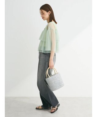 Green Parks ・ＥＬＥＮＣＡＲＥ　ＤＵＥグラデーションデニムパンツ Gray Mixture