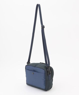 JOSEPH ABBOUD MOUNTAIN 【新型登場！ECO撥水/軽量】マイクロリップ サコッシュ ネイビー系