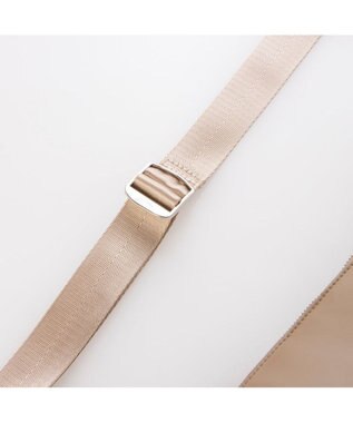 UNBILLION カシュカシュ cachecache / 横長ソフトショルダーバッグ ベージュ