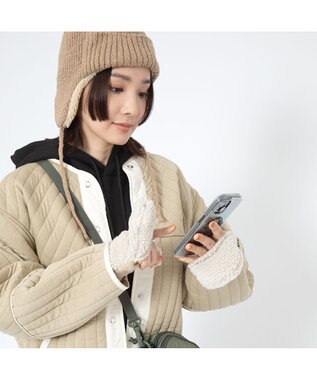 林八百吉商店 Coleman フードボアミトン アイボリー