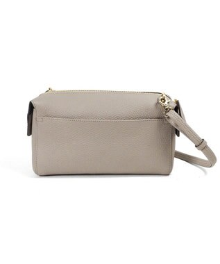 PELLE BORSA シンプルショルダーポシェット Reinette レネット 4717 グレージュ