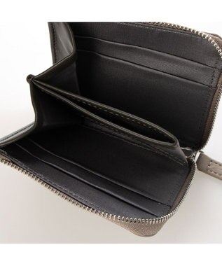 Y'SACCS イタリアンシープ 財布付きスマホポシェット グレージュ