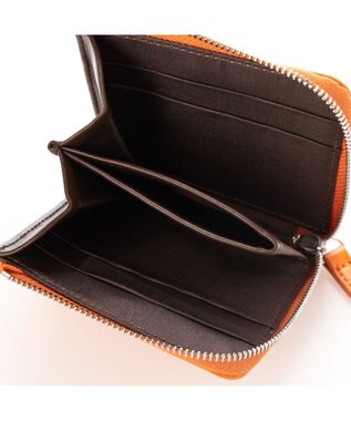 Y'SACCS イタリアンシープ 財布付きスマホポシェット オレンジ