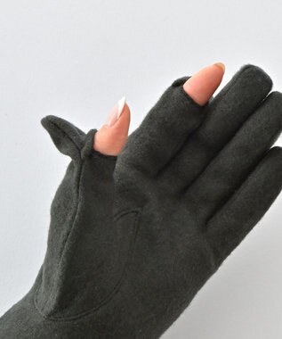 ORuKuBET 夜空刺繍ジャージグローブ(WOMEN)【タッチパネル対応】 ダークグレー