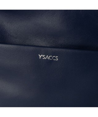 Y'SACCS イタリアンシープ 財布付きスマホポシェット ネイビー