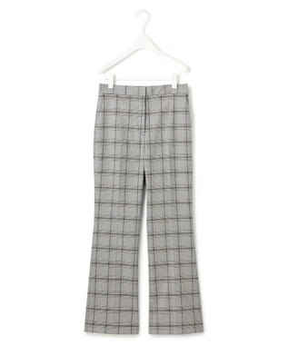 ICB T/Rグレンチェック　セミフレアパンツ グレンチェック系