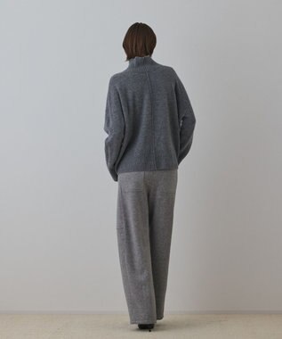 GRACE CONTINENTAL ウールオーバーニットトップ グレー