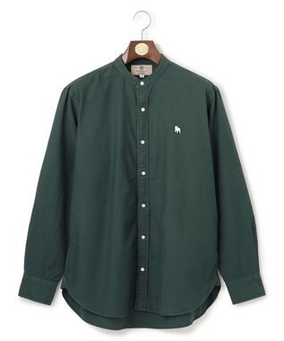 J.PRESS MEN このさりげなさが大人気【IVY COLLECTION】【UNISEX】バックブルオックスガーメントダイ シャツ ダークグリーン系