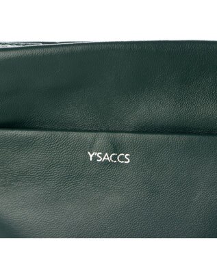 Y'SACCS イタリアンシープ 財布付きスマホポシェット グリーン