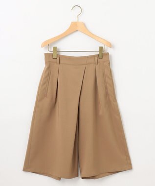 組曲 【WEB限定】オシャクロスキュロットパンツ ベージュ系