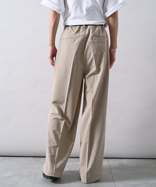 CRAFT STANDARD BOUTIQUE 半袖ダブルテーラードセットアップ Beige