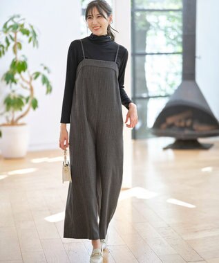 ANY SIS 【洗える】シアーリブ インナー ブラック