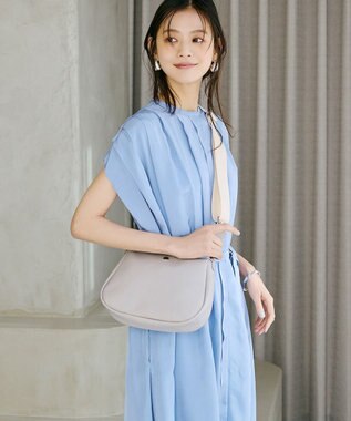TOPKAPI 【Breath TOPKAPI】RIPPLE リプル ラウンド ショルダーバッグ サンドグレー