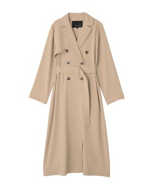 YECCA VECCA 【UVカット/花粉ガード】素材MIXトレンチコート Beige