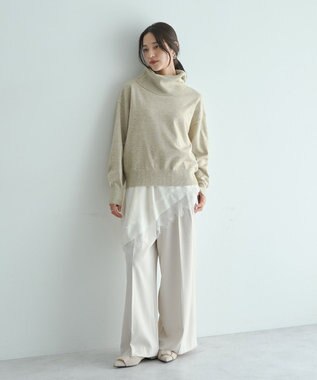 YECCA VECCA オフタートルネックニット Black