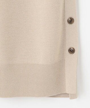 J.PRESS LADIES S 【洗える】FLORA ニットベスト ベージュ系