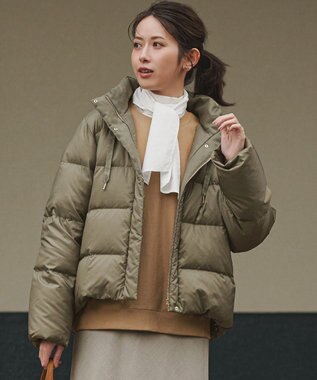 【滝沢眞規子さん着用/VERY掲載】シレータフタ コンパクト ダウンコート