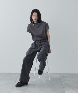 WEGO 【ユニセックス着用ITEM/綿100%】ドルマンノースリーブT ブラックその他