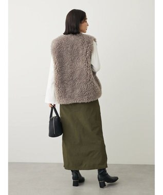 Green Parks ・ＲＡＹ　ＣＡＳＳＩＮ　フロントギャザーナロースカート Khaki