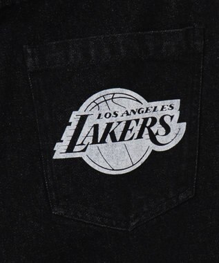 WEGO 【ユニセックス着用ITEM】別注NBAデニムパンツ デニムブラック