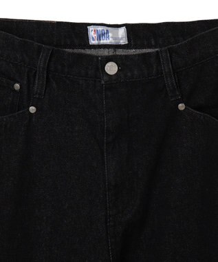 WEGO 【ユニセックス着用ITEM】別注NBAデニムパンツ デニムブラック