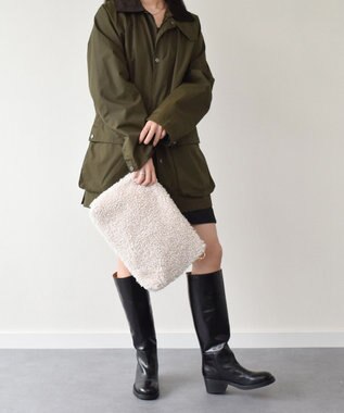 INTER-CHAUSSURES 【ANDREA CARDONE ITALI】レザーハンドルボアバッグ アイボリー