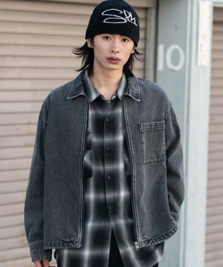 WEGO デニムシャツジャケット デニムブラックソノタ