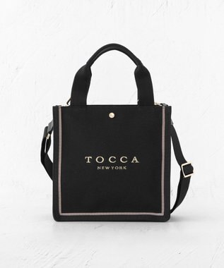 TOCCA 【WEB限定】TABLEAU BAG キャンバスバッグ ブラック系