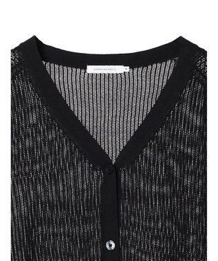 AMERICAN HOLIC メッシュＶネックニットカーディガン Black