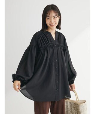 Green Parks シャーリングボリュームスキッパーチュニック