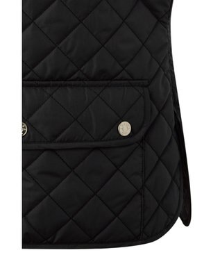 DAKS 【DAKS GOLF】キルティングベスト ブラック