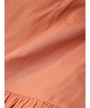 earth music&ecology コットンボイルランダム切替フレアスカート Orange