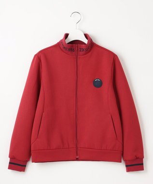 23区GOLF 【WOMEN】ロゴ衿 スタンドブルゾン ワイン系