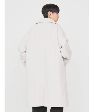 AMERICAN HOLIC 中空ＦＩＢＥＲドロップショルダーチェスターコート Light Gray