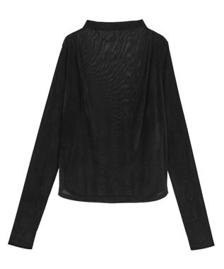 Green Parks ・ＡＮＤＳＥＡＲＣＨ　シアーベロアボトルネックロンＴＥ Black