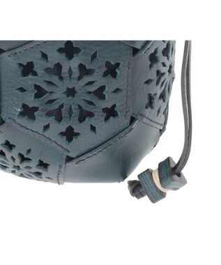 genten カレイド ショルダーバッグ ネイビーブルー