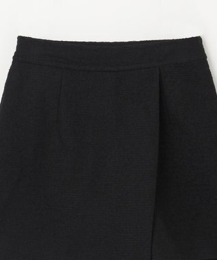 GRACE CONTINENTAL ツイードラップショートパンツ ブラック