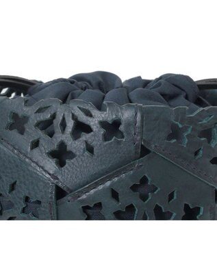 genten カレイド ショルダーバッグ ネイビーブルー