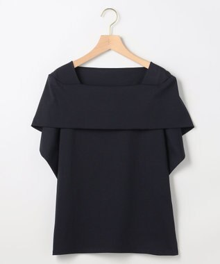組曲 L 【先行予約】GIZAコットンオフショルダー カットソー ネイビー系