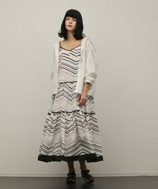 GRACE CONTINENTAL フードシャツ ホワイト