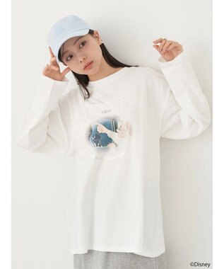 earth music&ecology Ｄｉｓｎｅｙ／キラキラフィガロロンＴ White