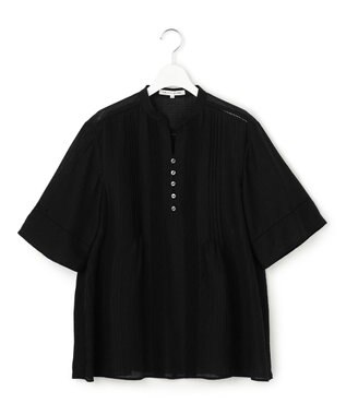 23区 【先行予約/WEB&一部店舗限定】はしごレース シアー レーストップス ブラック系