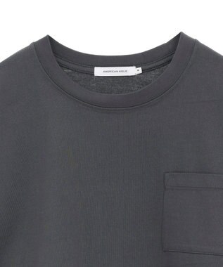 AMERICAN HOLIC ポケット付きボックスTシャツ Charcoal Gray