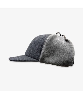 林八百吉商店 un chapeau オリジナルフライトキャップ チャコール