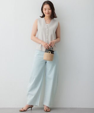 23区 L 【SLOW/一部店舗限定】SLOW DENIM カーヴィーデニム サックスブルー系