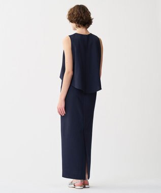 uncrave ウォッシャブルドライサップ ワンピース ネイビー