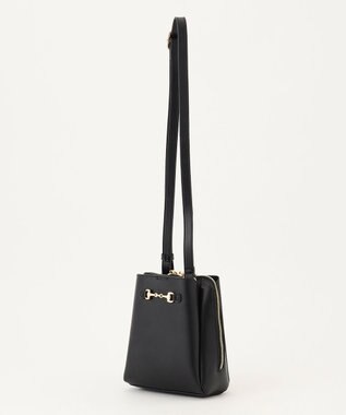 LA BAGAGERIE 【MONICA】ビット金具ショルダーバッグ ブラック
