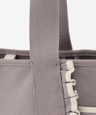 TOCCA FRILL CANVASTOTE キャンバストートバッグ ライトグレー系
